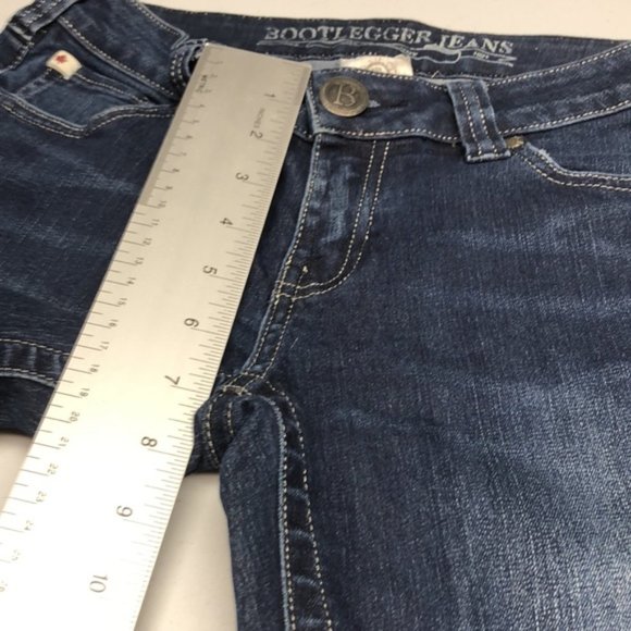 VINTAGE BOOTLEGGER PARADISE SKINNY JEANS 27x33 🇺🇸 - Picture 8 of 12